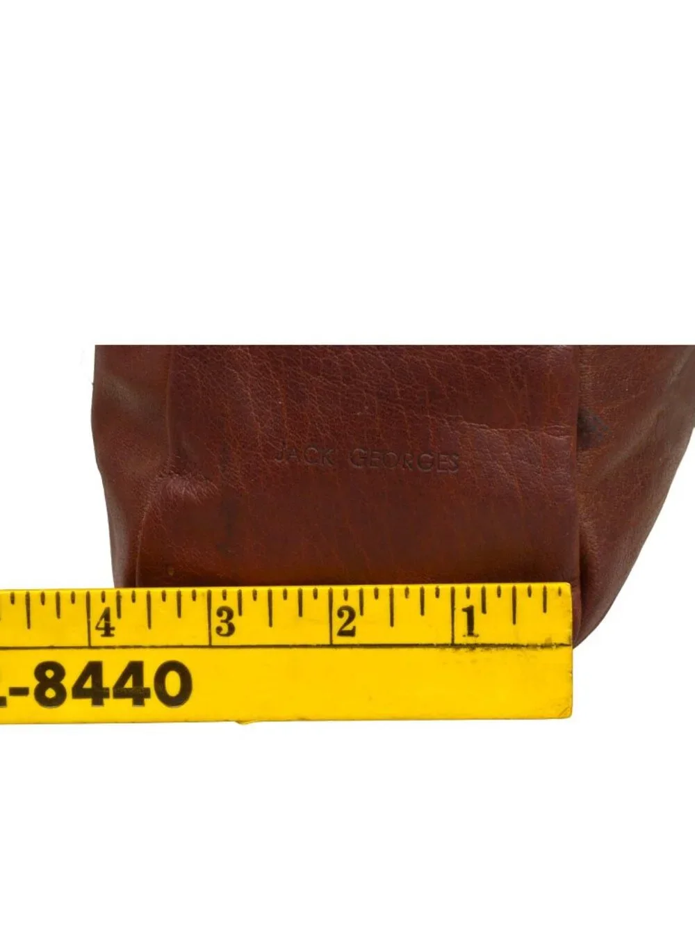 Jack Georges Leather Messenger Bag Nice!